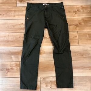 Fjallraven Sormland Tapered Trousers Green Men’s Size 33”x33”